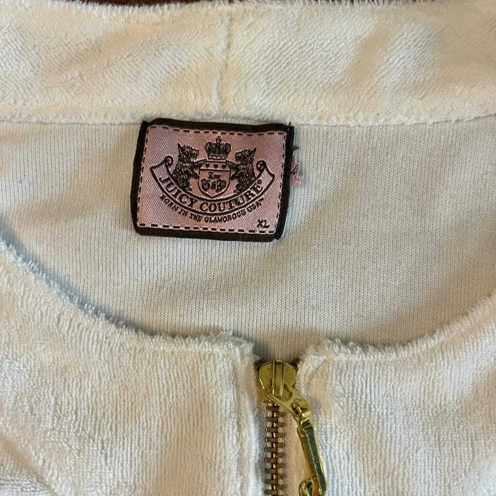 Y2K Juicy Couture White Jacket Vintage - Picture 3 of 3